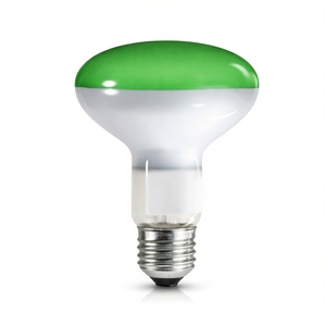 Bombilla Reflectora Verde R80 E27 230V 60W Lámpara de Luz Incandescente - Product Image 2