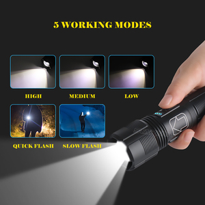 Starynite Bán hàng nóng cạnh tranh có thể sạc lại 20W XHP50 dẫn đèn pin - Product Image 4