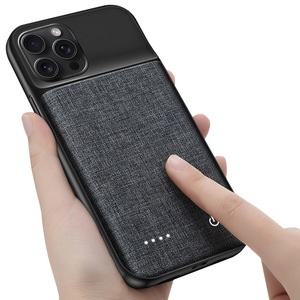 แบตเตอรี่สำรองไร้สายสำหรับ <span class=keywords><strong>iPhone</strong></span> 15/14/13 <span class=keywords><strong>Mini</strong></span>/<span class=keywords><strong>12</strong></span> Pro แบบพกพาพร้อมคลิปหนีบด้านหลัง - Product Image 4