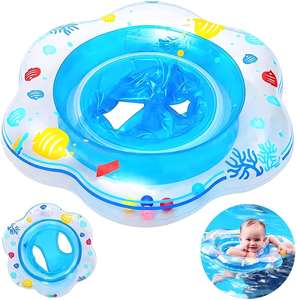 Bouée de bain gonflable en PVC pour bébé avec pare-soleil, conforme aux normes européennes et américaines - Product Image 1