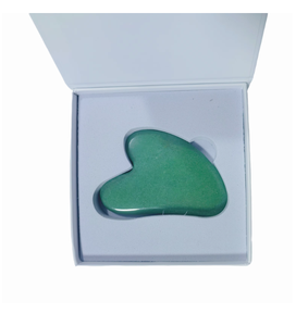 Planche de gua sha en aventurine verte naturelle avec boîte, idéale pour les cadeaux promotionnels - Product Image 5