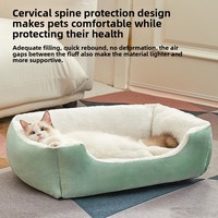 Lit pour chien en mousse à mémoire de forme orthopédique, housse amovible lavable pour les races de grande taille, pour dormir en intérieur