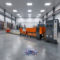 Machine automatique de recyclage du plastique, machine de fabrication de granulés de plastique recyclé, prix de la machine pour fabriquer des pastilles de plastique