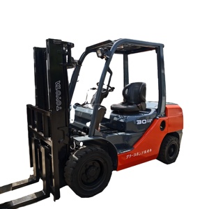 Used Toyota 8F30 <b>Forklift</b> 3 Ton Diesel/Gas Engine 4300kg 0-2000 Hours Good Condition Made in USA Low Oil Safety - Product Image 1