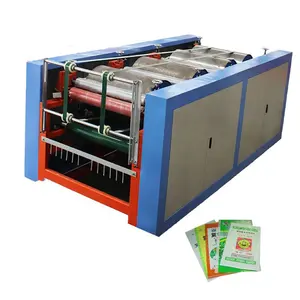 Industrial full automatic rice straw plastic film composite bag printing machine offset 4 color