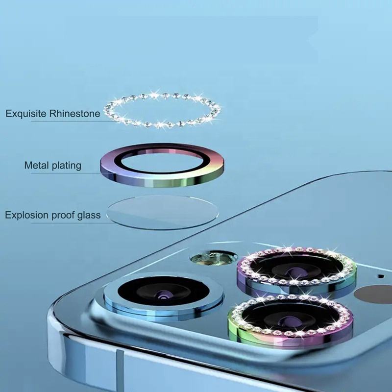 IPhone Diamond Camera Lens Protector Film Lens - Image 4