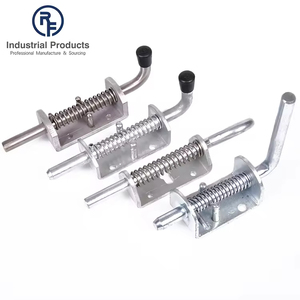 RF Heavy Duty mùa xuân Thùng <span class=keywords><strong>Bolt</strong></span> trượt Cổng an toàn khóa kim loại nạp Latch Hasp STAPLE cửa tủ bản lề cơ khí phần cứng - Product Image 6