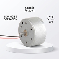 Moteur CC à aimant permanent RF300 3V 6V, mini-moteur électrique à faible bruit pour ventilateur USB, diffuseur d'aromathérapie, appareils de maison intelligente