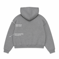Hoodies unisexes en tissu épais, zippés, coupe ample, style streetwear, vente en gros, service OEM personnalisé