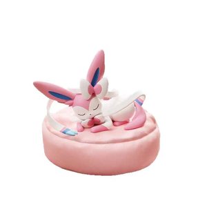 100% Autentico <span class=keywords><strong>Anime</strong></span> Giapponese 9 Pezzi/Custodia Blind Box Eevee Dormienti Adorabili Action Figure <span class=keywords><strong>Anime</strong></span> in PVC da Collezione Ornamenti da Scrivania - Product Image 5