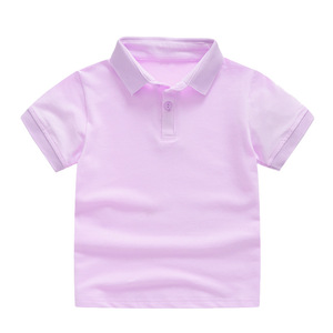 <span class=keywords><strong>Polo</strong></span> décontracté uni pour garçons avec col en tissu tissé, t-shirt et <span class=keywords><strong>polo</strong></span> pour garçons de 2 à 14 ans, polos pour adolescents - Product Image 2