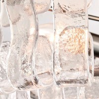 Lustre en verre rétro de luxe français, luminaire suspendu créatif pour villa, salon, chambre, salle à manger, décoration d'hôtel