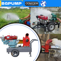 Pompa air irigasi Diesel untuk irigasi pertanian pendorong sirkulasi pompa kimia untuk irigasi pertanian efektif