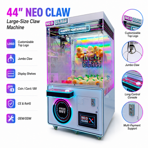 Neofuns Machine à griffes Neo de 44 pouces avec logo personnalisable, <span class=keywords><strong>bande</strong></span> lumineuse RGB, CE ROHS, jeu de griffes géantes pour grands jouets en peluche - Product Image 5