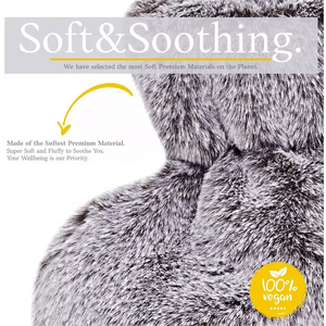 Vente en Gros d'Usine Bouillottes Personnalisables et Réutilisables en Caoutchouc avec Housses en Peluche - Product Image 3