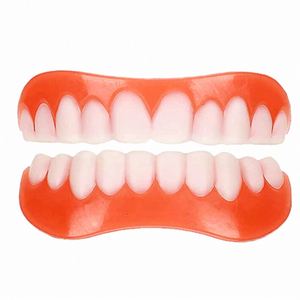 Couverture de dent de fausses dents Perfect Smile Facettes Fit Flex Denture Paste Cosmétique snap sourire accolades <span class=keywords><strong>pour</strong></span> les dents - Product Image 1