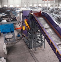 Système de recyclage et de tri de déchets métalliques pour vélos, voitures, coques de voitures, acier, fer, aluminium, blocs moteur et moyeux – Broyeur de déchets métalliques