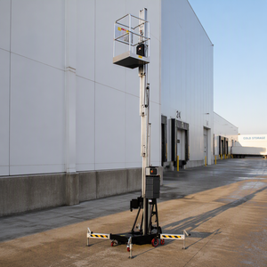 Portable Vertical Hydraulic <b>Ladder</b> Aluminum 4-16m Single Double Mast Man Lift <b>Small</b> - Product Image 6