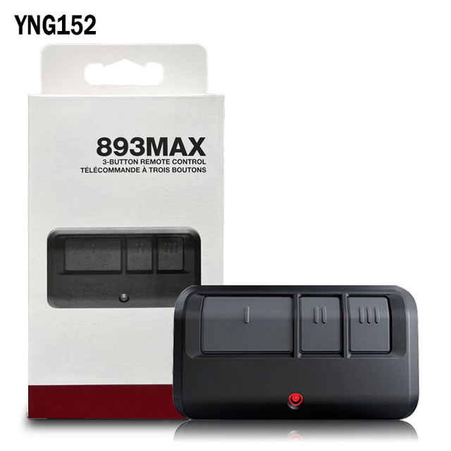 Work With 893MAX 890MAX 893LM 895MAX 953EV 956EV 891LM Garage Door Remote Control