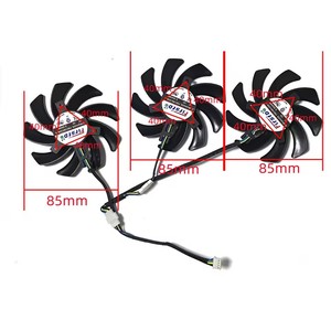 FDC10H12D9-C 85Mm 4Pin <span class=keywords><strong>R9</strong></span> 390X Gpu Cooler Fan Thay Thế Sapphire Radeon Nitro <span class=keywords><strong>R9</strong></span> 280X <span class=keywords><strong>290</strong></span> 290X 390 390X Tri-X <span class=keywords><strong>Card</strong></span> Đồ Họa - Product Image 2
