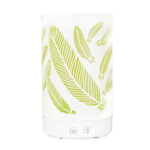 Creative <b>Feather</b> Pattern Aroma Diffuser 0.5L Usb Powered Night Light For Home Office Desktop Gift - Product Image 5