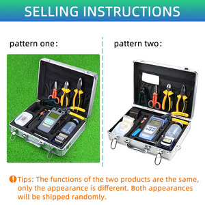 KELUSHI 24 Trong 1 FTTH Fiber Optic Tool Kit Fc-6s Fiber Cleaver Optica Power Meter Sợi Cáp Tester Tool Với Hợp Kim Nhôm Hộp - Product Image 6