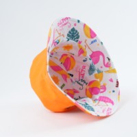Yukaihe Custom Reversibele Geborduurde Bucket Hats van Katoen, All-over Print voor Dames en Kinderen