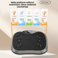 Équipement de fitness à domicile, plaque vibrante pour tout le corps, machine d'exercice, bandes de résistance, télécommande, équipement de fitness à domicile