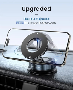 New 360&deg; Adjustable Phone Stand Vacuum Suction Bracket Car Phone <strong>Holder</strong> for <strong>IPhone</strong> 17 16 15 14 13 Samsung Foldable Phone Bracket - Product Image 2