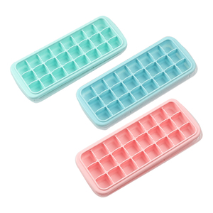 Wishome <strong>Square</strong> <strong>Shape</strong> <strong>Ice</strong> <strong>Cube</strong> 24 Pcs Silicone Fancy <strong>Ice</strong> <strong>Cube</strong> Tray for Kitchen Accessories - Product Image 5