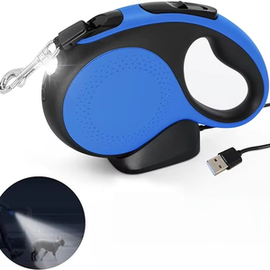 Correa Retráctil Automática de Nailon para Perros, Correa para Mascotas para Caminar al Aire Libre con Dispensador de Bolsas para Desechos - Product Image 6