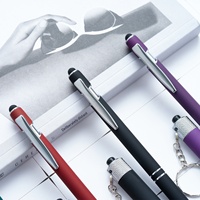 Stylo bille mini lampe torche personnalisé avec logo, colle en spray métallique, ensemble cadeau publicitaire multifonctionnel, fournitures de bureau promotionnelles