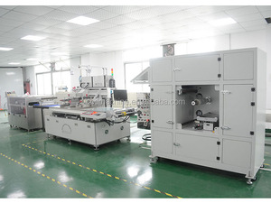 Machine de sérigraphie entièrement automatique rouleau à rouleau PET Film PC PVC Film sérigraphie papier autocollants adhésifs sérigraphie - Product Image 2