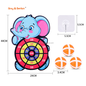 Jeu de fléchettes pour enfants Animal Dart Board avec Sticky Balls Indoor/Sport Outdoor Fun Party Play <span class=keywords><strong>Game</strong></span> Toys Birthday Gifts - Product Image 2