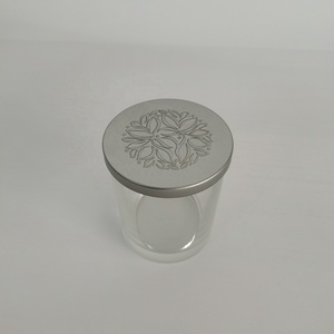 Custom 92mm Silver Matte <b>Tin</b> Screw Cap Non-Spill Luxury Metal Cover for <b>Candle</b> Jars Gift Jars Wholesale Factory Direct - Product Image 2