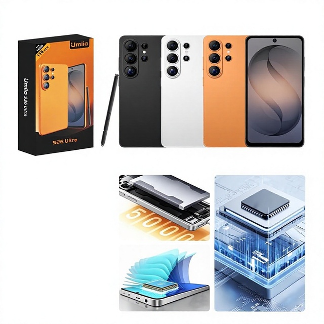 Umiio S26 Dual SIM Android Smart Phone 4G LTE 3GB RAM 32GB ROM Octa Core CPU 16MP Camera  Battery English Operating