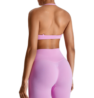 Nouveau soutien-gorge de sport sans couture pour femme, respirant, avec dos croisé, idéal pour le yoga, la gym et le fitness, débardeur court d'entraînement