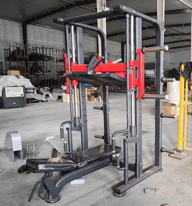 Appareil de musculation à charge par plaques en acier pour la remise en forme, équipement d'entraînement de force pour la musculation latérale et des jambes, matériel de gym d'occasion - Product Image 4