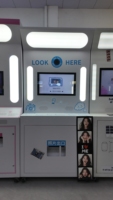 Photomaton commercial de style disco, machine interactive pour selfies, imprimante rapide, appareil photo reflex numérique, promotion d'événements, photomaton