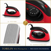 TOBILIN WI-015C Nouveau fer à cire pour ski et snowboard professionnel portable breveté 800W
