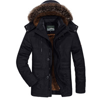 Manteaux d'hiver pour hommes grande taille, chauds, imperméables et coupe-vent, vestes en polaire pour hommes