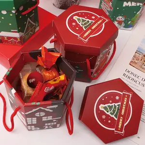 Hot Sale Christmas Apple Box Christmas Eve Apple Packaging Box Portable Gift Box