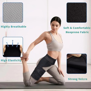 Fitness Leggings Groin Belt Anti Muscle Strain Hip Brace Support Compression <b>Wrap</b> Sports Thigh Hamstring Protective Gear - Product Image 5