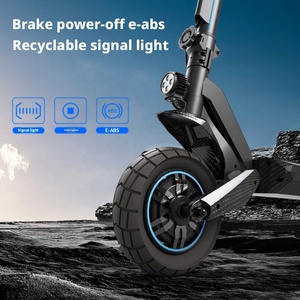 Trottinette pour adultes avec pneus à crampons, 25. Trottinette électrique tout-terrain pliable Climbing Angle - Product Image 2