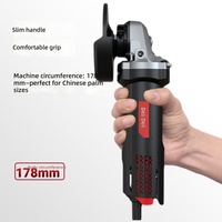 Meuleuse d'angle Deli 890W, polisseuse, ponceuse et machine de découpe avec interrupteur latéral