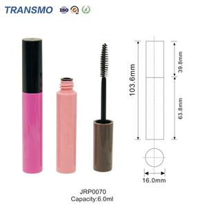 Tube de mascara transparent coloré de 6 ml, vente en gros, tube de mascara violet de 6 ml, tube de mascara vide personnalisé avec brosse - Product Image 2