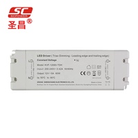Controlador de Luz LED de Voltaje Constante 60w 12V 24V, Fuente de Alimentación para Iluminación LED, Controlador LED Regulable