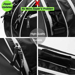 Sac de raquette de tennis grande capacité personnalisé BSCI, sac à bandoulière unique pour raquette de badminton, sac à dos pour hommes - Product Image 5