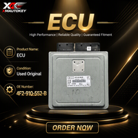 Unité de commande moteur (ECU) d'origine usagée 4F2910552B pour Audi A6 C6, module informatique moteur Continental, pièces de rechange automobiles