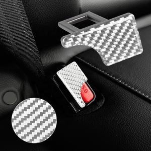 เข็มขัดนิรภัยในรถยนต์แบบ2จุดทำจากโลหะคาร์บอนไฟเบอร์ปรับแต่งโลโก้ได้ตามต้องการ - Product Image 6